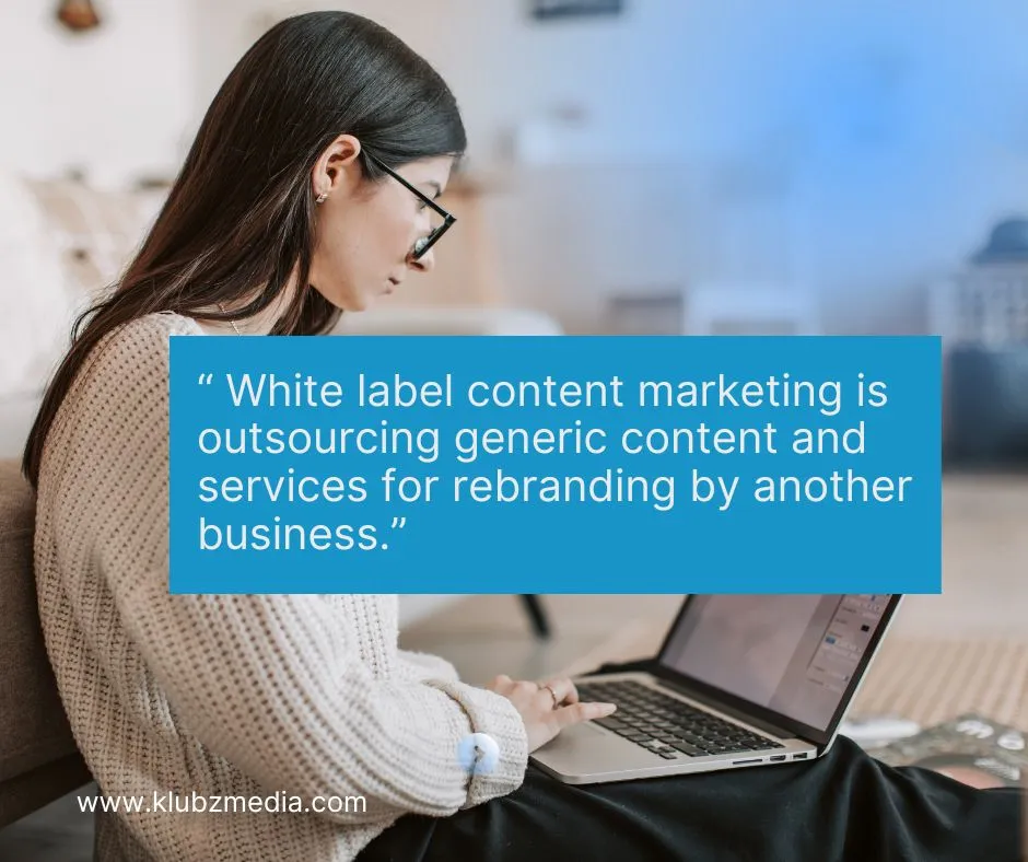 what is white label content marketing