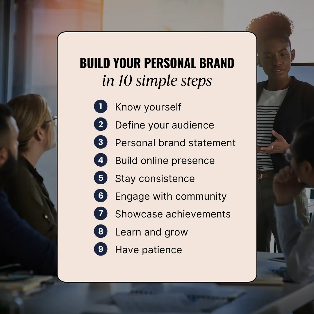 build your personal brand in 10 steps